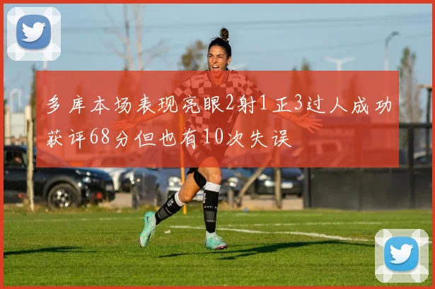 多库本场表现亮眼2射1正3过人成功获评68分但也有10次失误